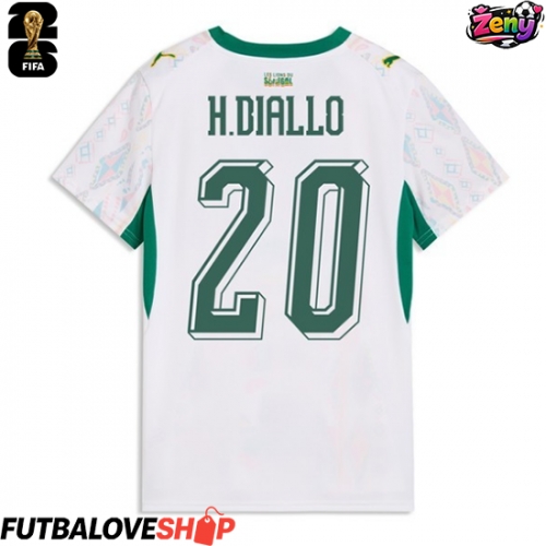 Dres Senegal Habib Diallo #20 Domáci pre Ženy MS 2026 Krátky Rukáv